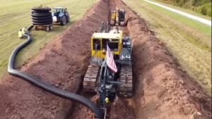 Farm Drain Tile Installation in Wisconsin